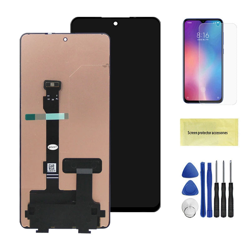 Poco X5 Pro Display Screen Replacement, for Xiaomi Poco X5 Pro 22101320G 22101320I Lcd Display Digital Touch Screen with Frame Xiaomi phone repair parts
