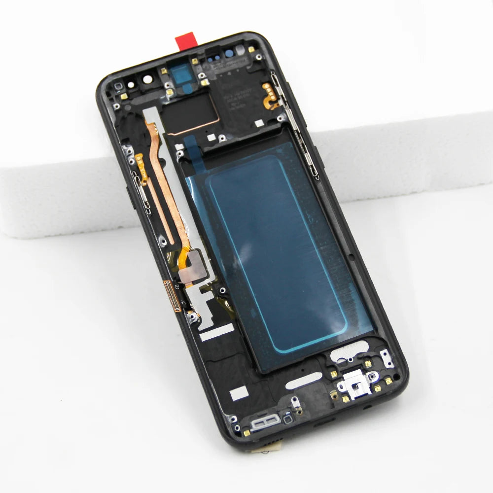Super AMOLED Screen for Samsung Galaxy S8 Plus Lcd Display Digital Touch Screen with Frame Assembly for Samsung Galaxy S8+ G955F Samsung phone repair parts