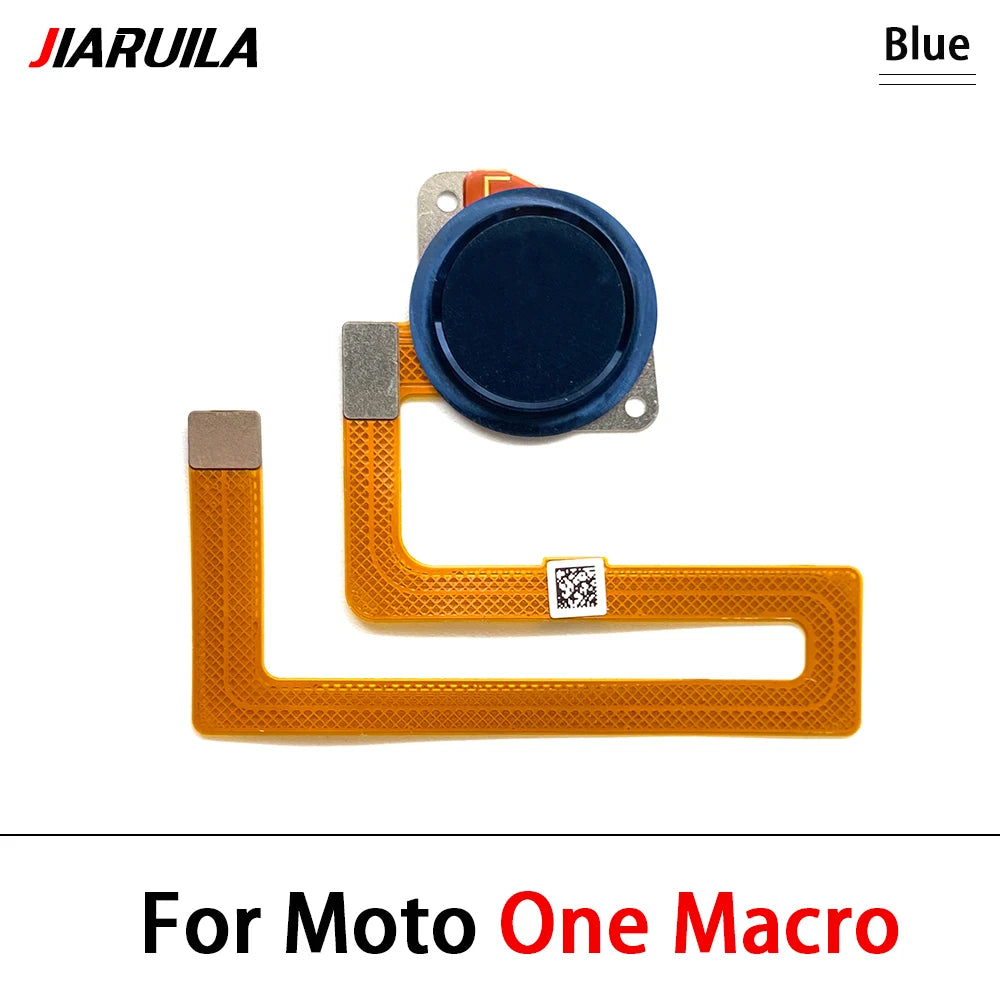 10Pcs, New For Motorola Moto One Vision Action Hyper Macro Fusion Plus Home Button FingerPrint Touch ID Sensor Flex Cable Motorola phone repair parts