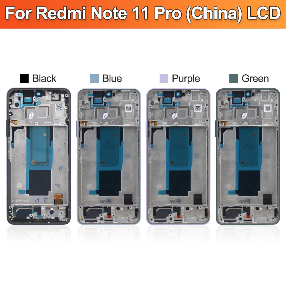 Screen for Xiaomi Redmi Note 11 Pro+ 5G 21091116UG 21091116UC Lcd Display Touch Screen Digital for Redmi Note 11 Pro (China) Xiaomi phone repair parts