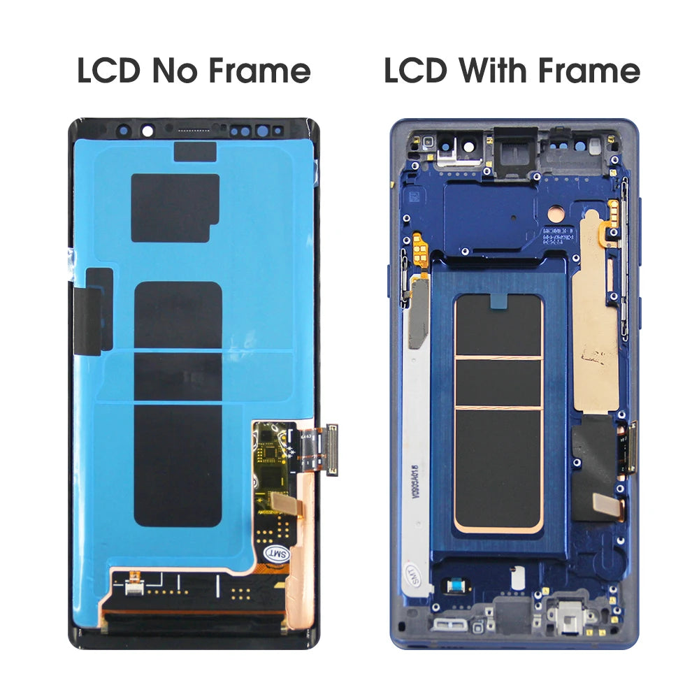 AMOLED Screen for Samsung Galaxy Note9 N960F N960F/DSLcd Display Digital Touch Screen with Frame for Samsung Galaxy Note 9 Samsung phone repair parts