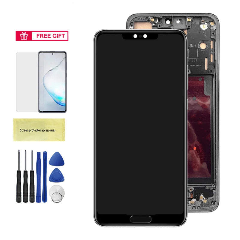 Screen for Huawei P20 Pro CLT-L09 CLT-L29 Lcd Display Touch Screen Digitizer Assembly with Frame for Huawei P20 Pro Replacement HUAWEI phone repair parts
