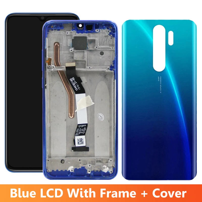 6.53" Screen for Xiaomi Redmi Note 8 Pro M1906G7I M1906G7G Lcd Display Touch Screen with Frame for Redmi Note 8 Pro Replacement Xiaomi phone repair parts