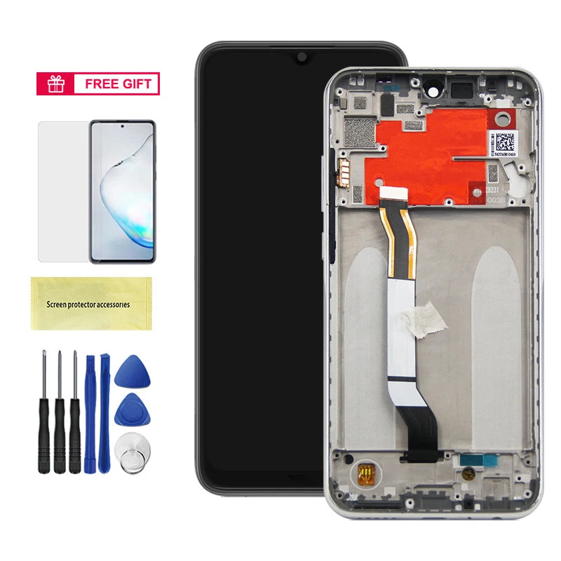 8T IPS LCD for Redmi Note 8T LCD Display Touch Screen Digiziter Assembly Parts For Redmi Note 8T With Frame LCD Display Redmi phone repair parts