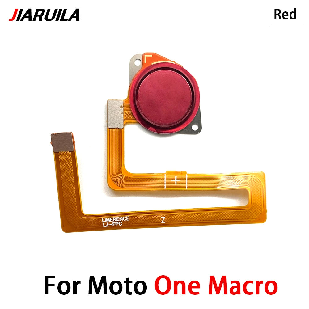 10Pcs, New For Motorola Moto One Vision Action Hyper Macro Fusion Plus Home Button FingerPrint Touch ID Sensor Flex Cable Motorola phone repair parts
