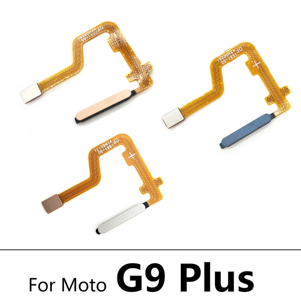10Pcs/Lot, New For Motorola Moto G9 Plus Power Home Button FingerPrint Touch ID Sensor Flex Cable Ribbon Replacement Parts Motorola phone repair parts