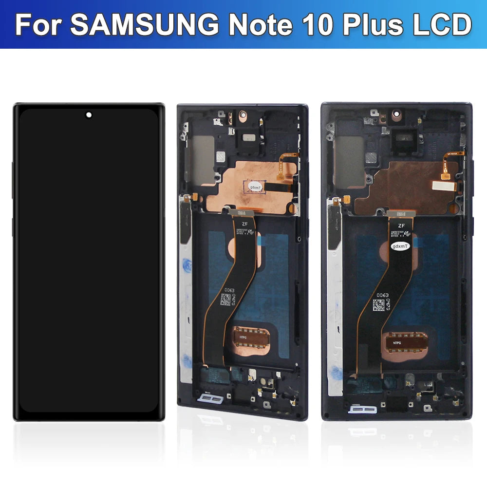 TFT Note 10 Plus Display Screen Assembly for Samsung Galaxy Note10+ N975F N975F/DS Lcd Display Touch Screen with Frame Parts Samsung phone repair parts