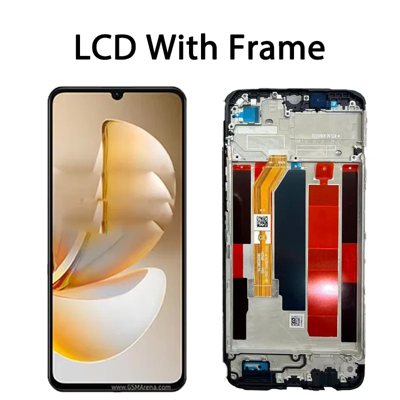 6.74"For Realme Note 70 Display For Realme Note70T RMX5313 LCD Display Touch Screen Digitizer Assembly Replacement Oppo phone repair parts Realme phone repair parts