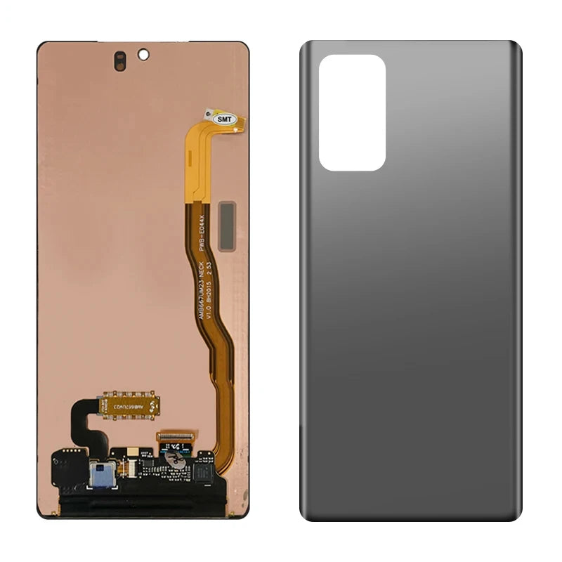 Note20 Screen for Samsung Galaxy Note 20 N980F Lcd Display + Touch Screen with Frame Assembly Support S Pen Fingerprint Read Samsung phone repair parts
