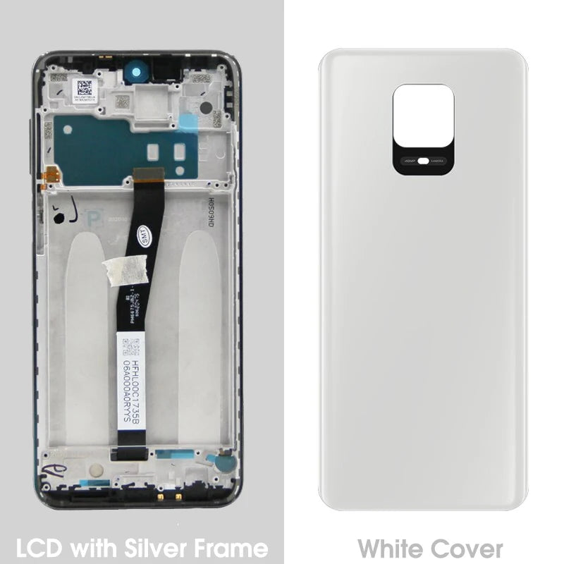 Screen for Xiaomi Redmi Note 9S M2003J6A1G LCD Display Touch Screen with Frame for Xiaomi Redmi Note 9 Pro M2003J6B2G Assembly Xiaomi phone repair parts