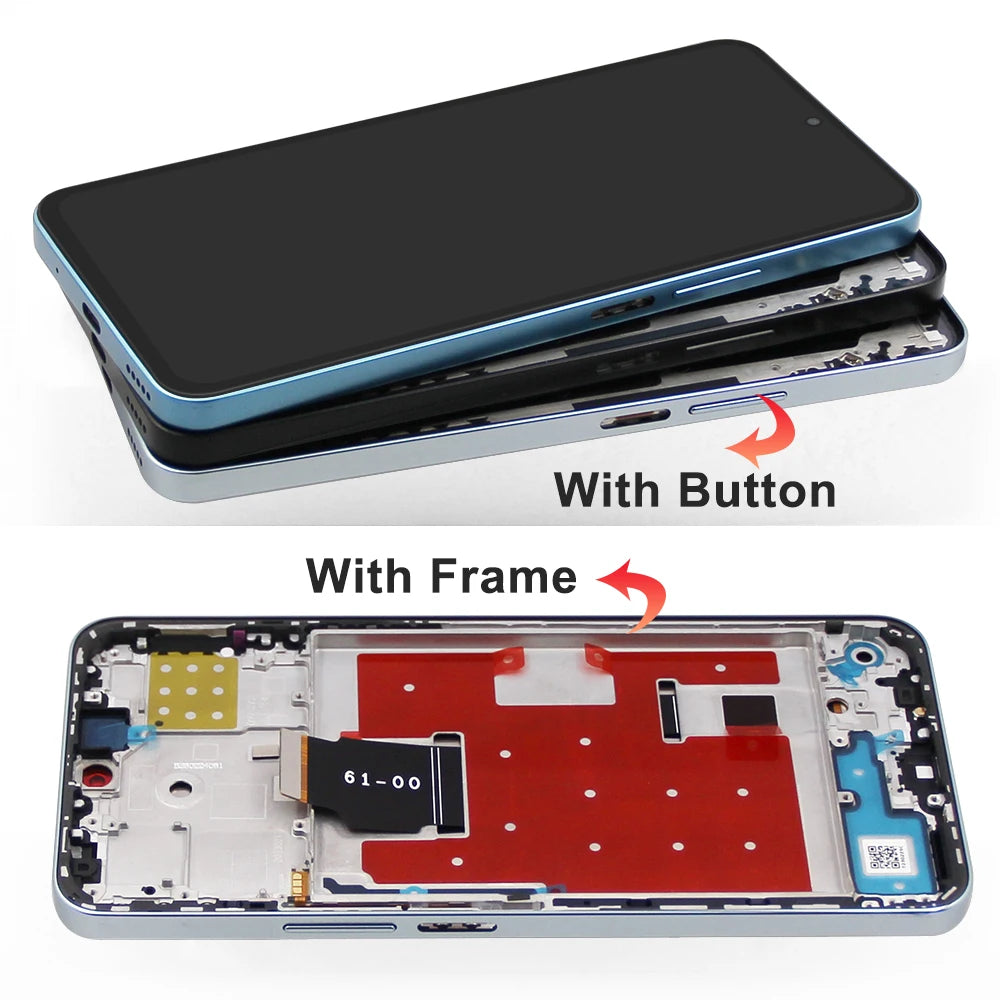 6.7'' For Honor X8a LCD CRT-LX1 CRT-LX2 CRT-LX3 Display With FrameTouch Screen Digitizer Assembly for honor x8a  LCD Screen Honor phone repair parts