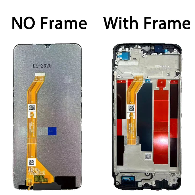 6.74' IPS LCD For Realme Note 70 LCD Display Touch Screen Digitizer Assembly For Realme Note 70T RMX5313 LCD Replacement Oppo phone repair parts Realme phone repair parts