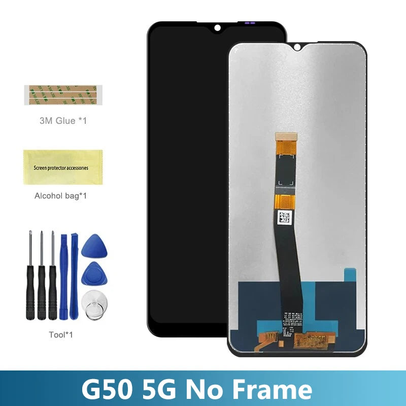 Moto G50 XT2137-1 XT2137-2 Lcd Display Digital Touch Screen with Frame for Motorola Moto G50 5G XT2149-1 Screen Replacement Motorola phone repair parts