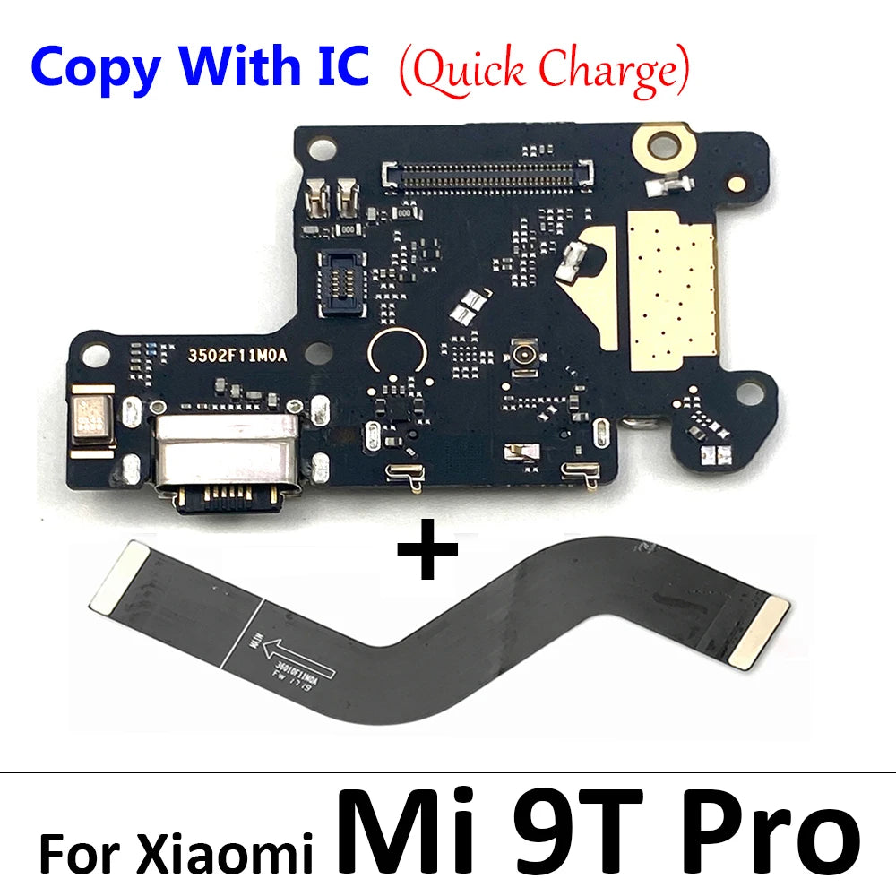 For Xiaomi Mi 8 9 Se 9T 10 10T Mi10T Mi11T 11 11T 12T Pro Lite USB Charging Board Connector Plug Port Dock Mainboard Flex Cable Xiaomi  Xiao mi phone repair parts