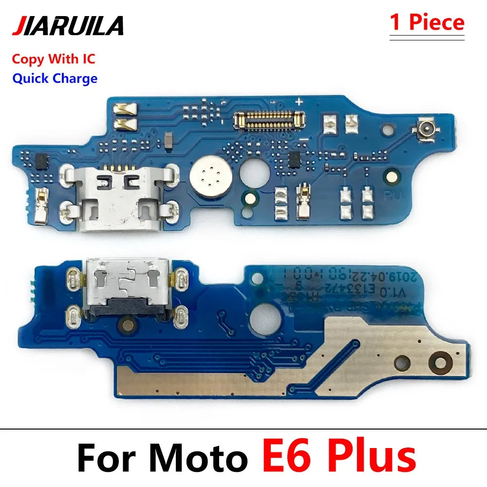 USB Charger Charging Dock Port Connector Flex Cable For Moto E5 E6 E6s E6i E7 E7i Plus Power Play go E20 E30 E40 E32 E22 E13 E14 Motorola phone repair parts