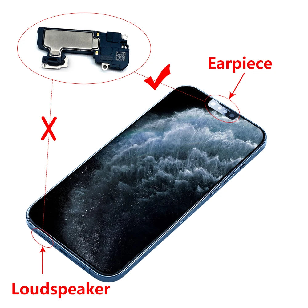 New For iPhone X XR 6 6G 6S 7 7G 8 8G Plus XS Max Front Top Earpiece Earphone Ear Speaker Sound Receiver iPhone phone repair parts