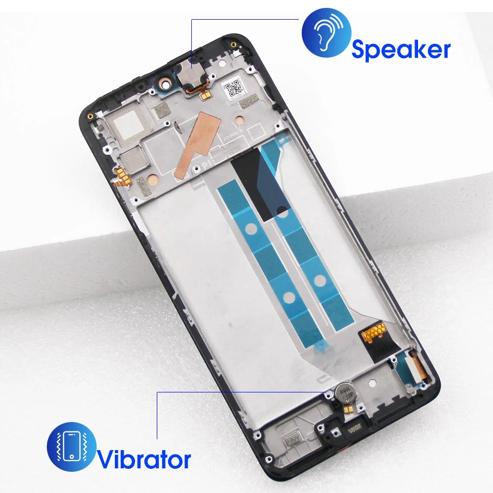 Super Amoled Screen for Xiaomi Redmi Note 12 Pro 4G ‎2209116AG 2209116AG Lcd Display Digital Touch Screen with Frame Assebly Xiaomi phone repair parts