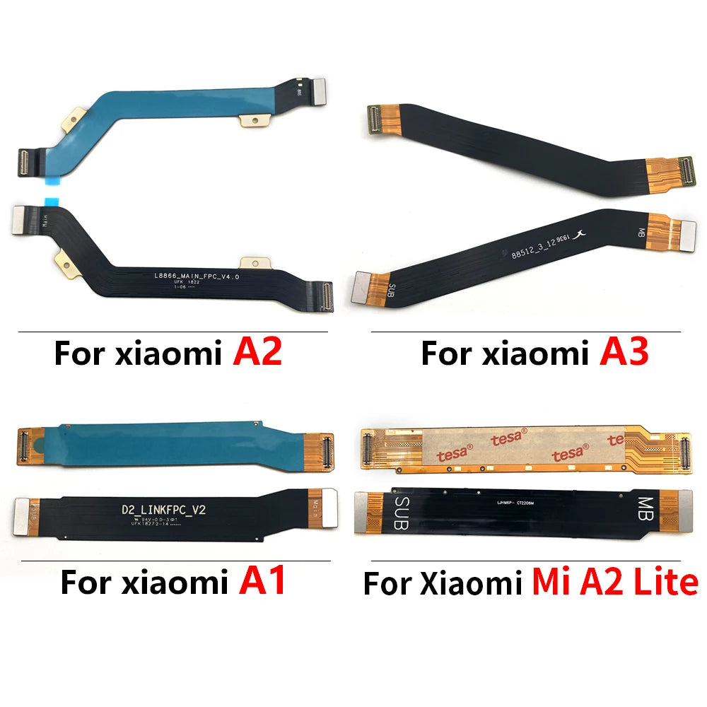 10Pcs/Lot, New For Xiaomi Mi A1 A2 A3 Lite 5X 6X Main Board Motherboard Connector Board Flex Cable  Xiaomi  Xiao mi phone repair parts