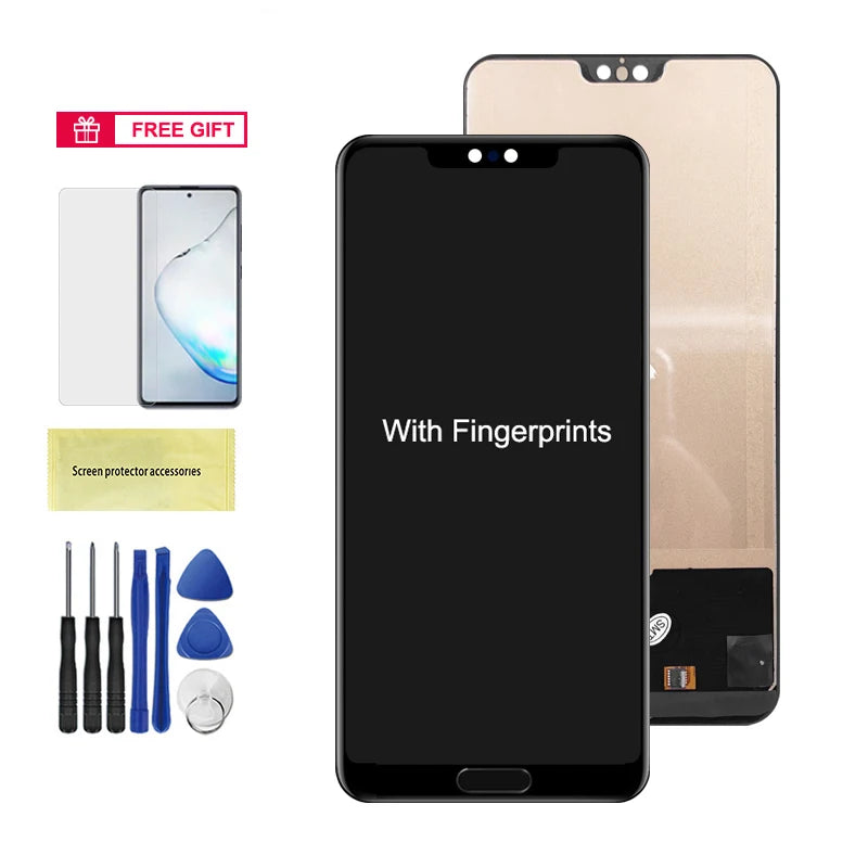 Screen for Huawei P20 Pro CLT-L09 CLT-L29 Lcd Display Touch Screen Digitizer Assembly with Frame for Huawei P20 Pro Replacement HUAWEI phone repair parts