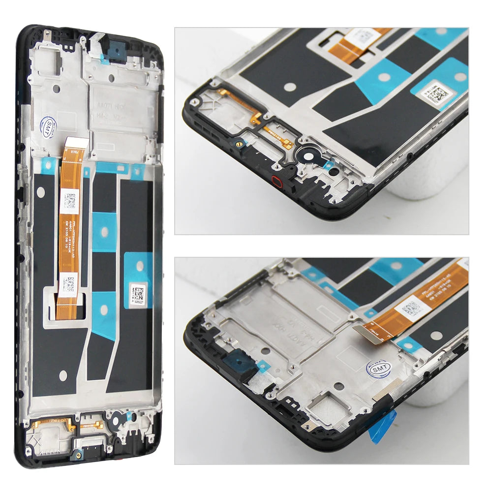 6.52" Display for Oppo A16 CPH2269 Lcd Display Digital Touch Screen with Frame Replacement for OPPO A16S CPH2271 Screen OPPO phone repair parts
