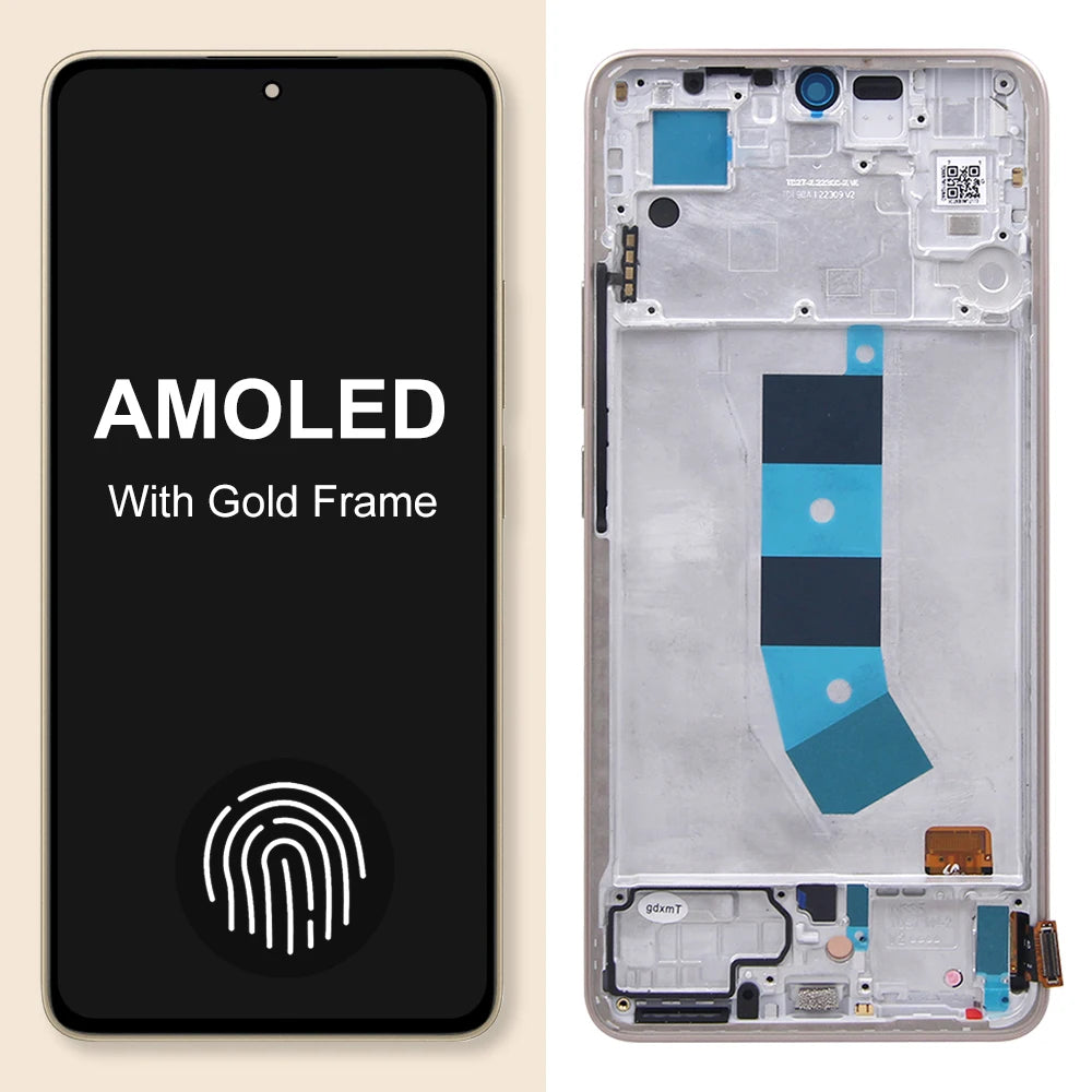 Screen for Xiaomi Redmi Note 13 4G 23129RAA4G 23124RA7EO Lcd Display Digital Touch Screen With Frame for Redmi Note 13 4G Xiaomi phone repair parts