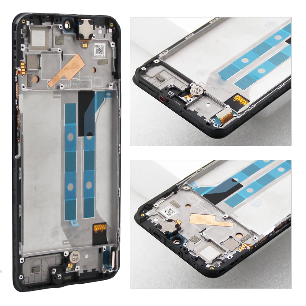 Super Amoled Screen for Xiaomi Redmi Note 12 Pro 4G ‎2209116AG 2209116AG Lcd Display Digital Touch Screen with Frame Assebly Xiaomi phone repair parts