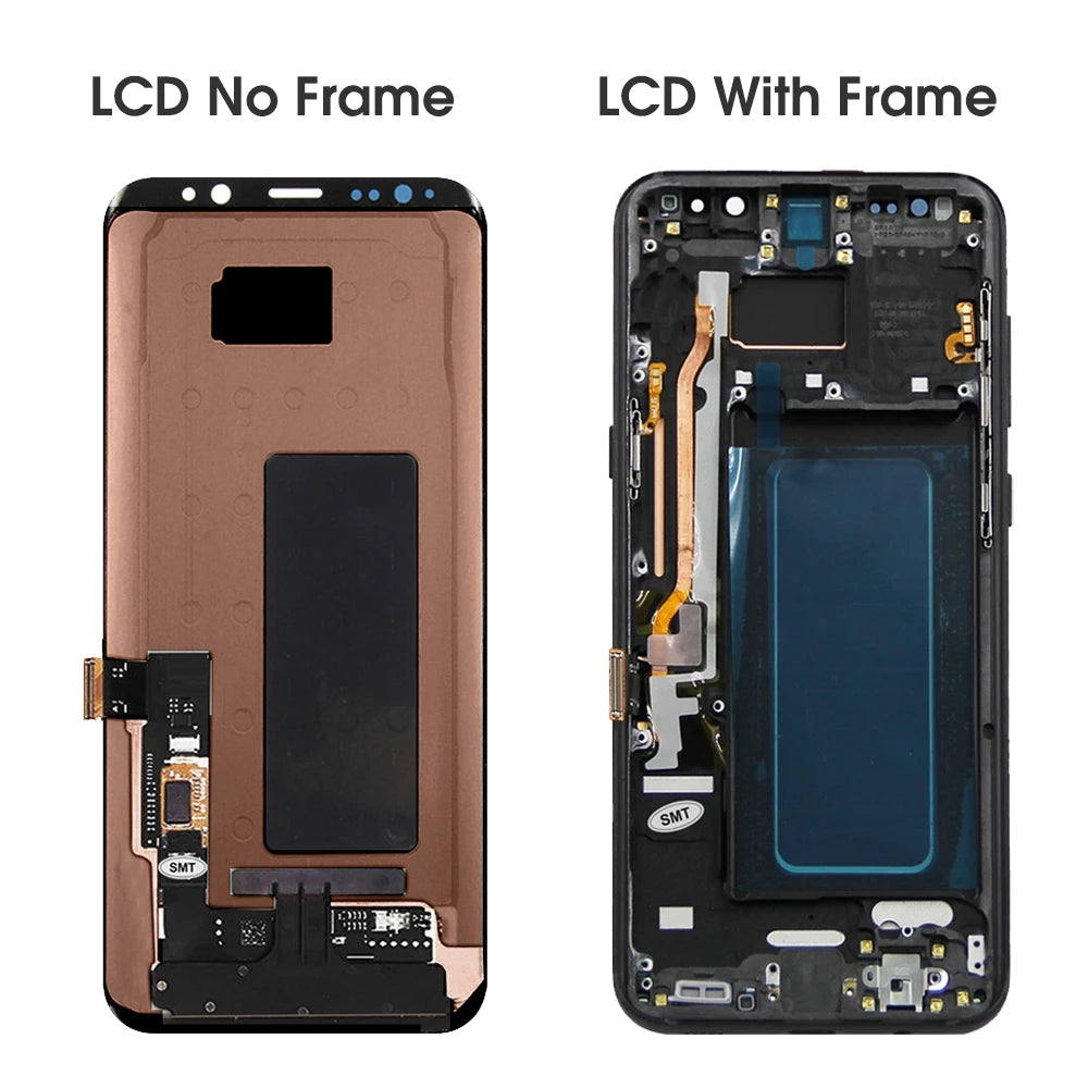S8+ G955 G955F Display Screen Assembly for Samsung Galaxy S8 Plus Lcd Display Digital Touch Screen with Frame Replacement Parts Samsung phone repair parts