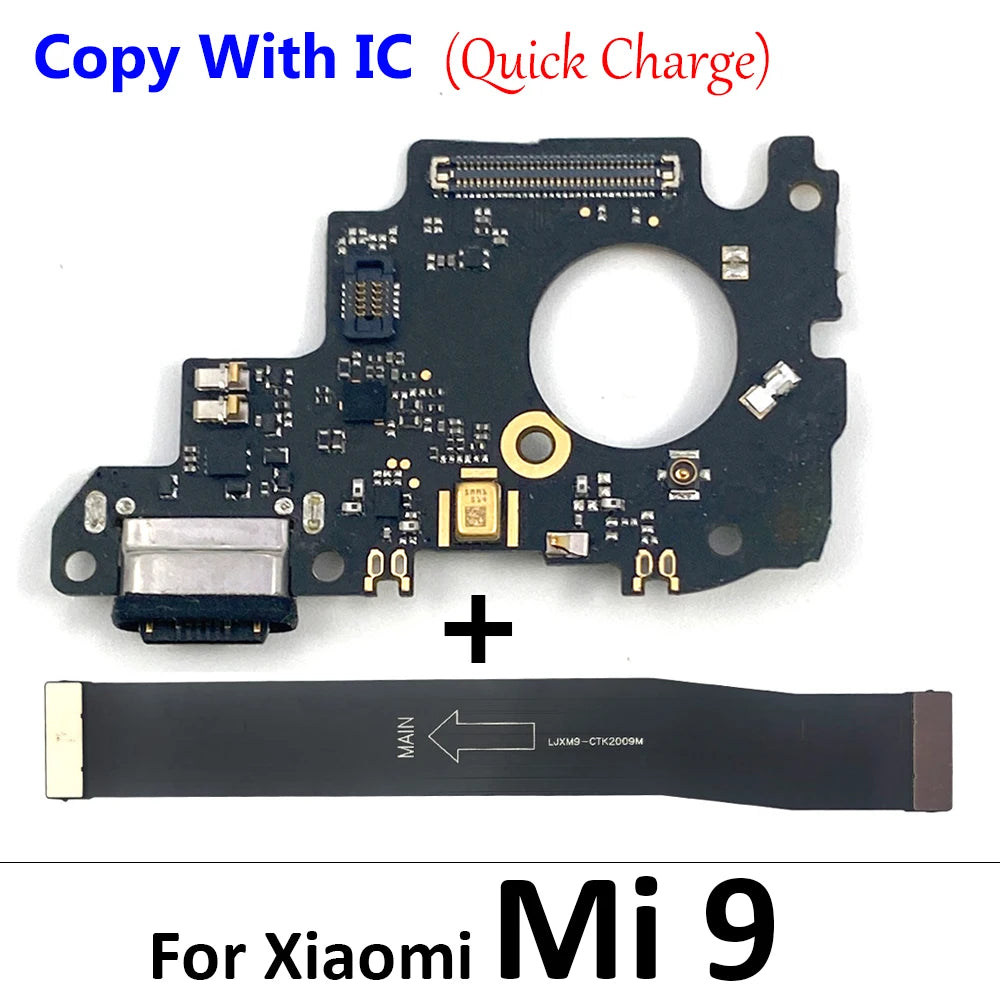 For Xiaomi Mi 8 9 Se 9T 10 10T Mi10T Mi11T 11 11T 12T Pro Lite USB Charging Board Connector Plug Port Dock Mainboard Flex Cable Xiaomi  Xiao mi phone repair parts