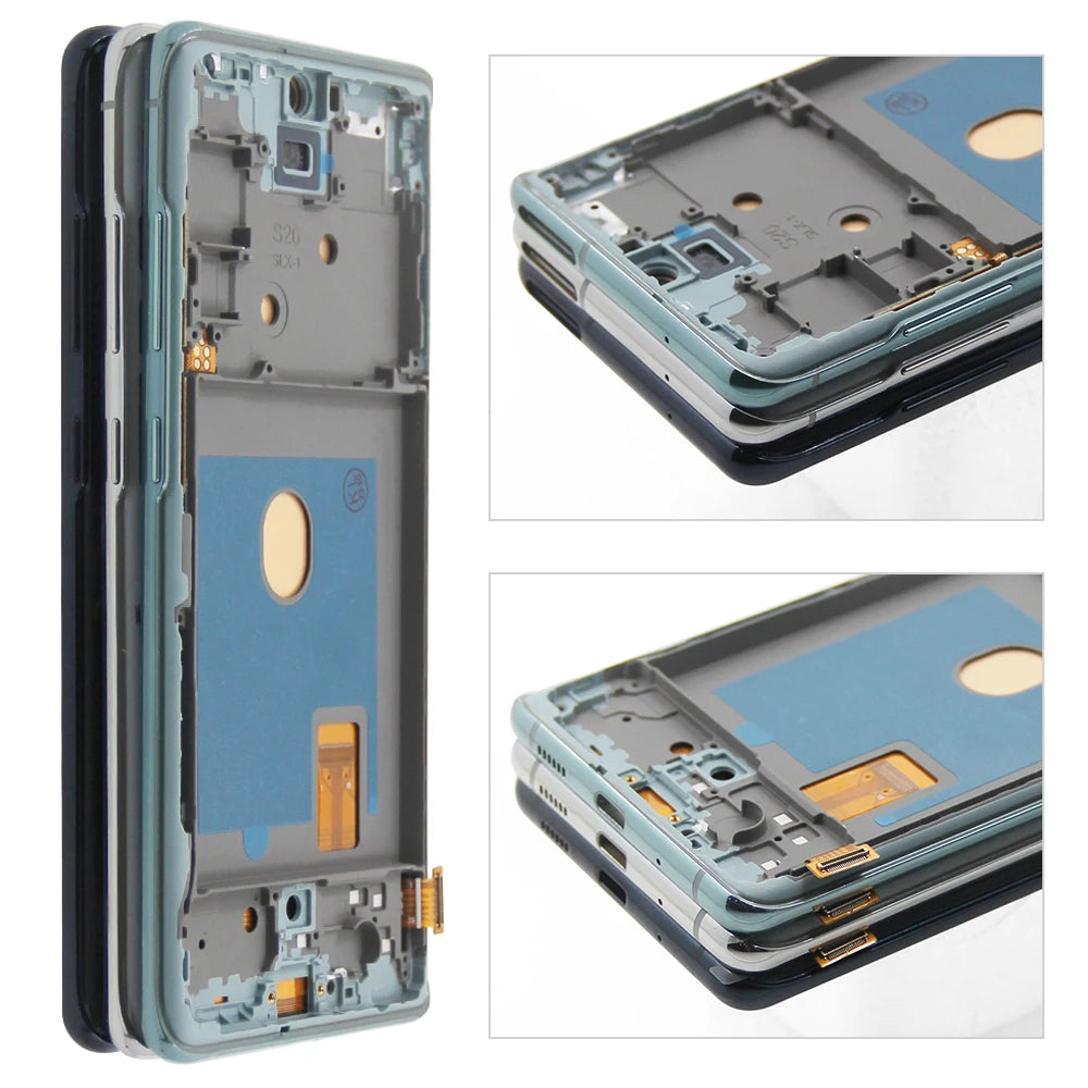 OLED Screen for Samsung Galaxy S20 FE G781 G780F LCD Display Digital Touch Screen with Frame for Samsung Galaxy S20 Lite Samsung phone repair parts