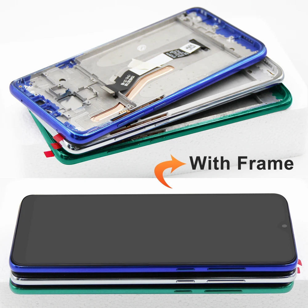 6.53" Screen for Xiaomi Redmi Note 8 Pro M1906G7I M1906G7G Lcd Display Touch Screen with Frame for Redmi Note 8 Pro Replacement Xiaomi phone repair parts