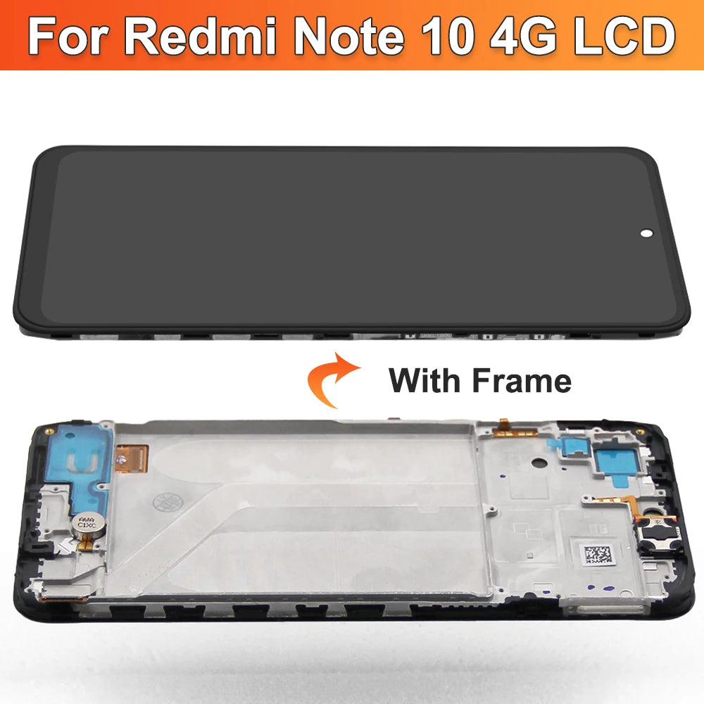 6.43" Poco M5s Super Amoled Screen, for Xiaomi Poco M5s 2207117BPG Lcd Display Touch Screen Digitizer with Frame Replacement Xiaomi phone repair parts