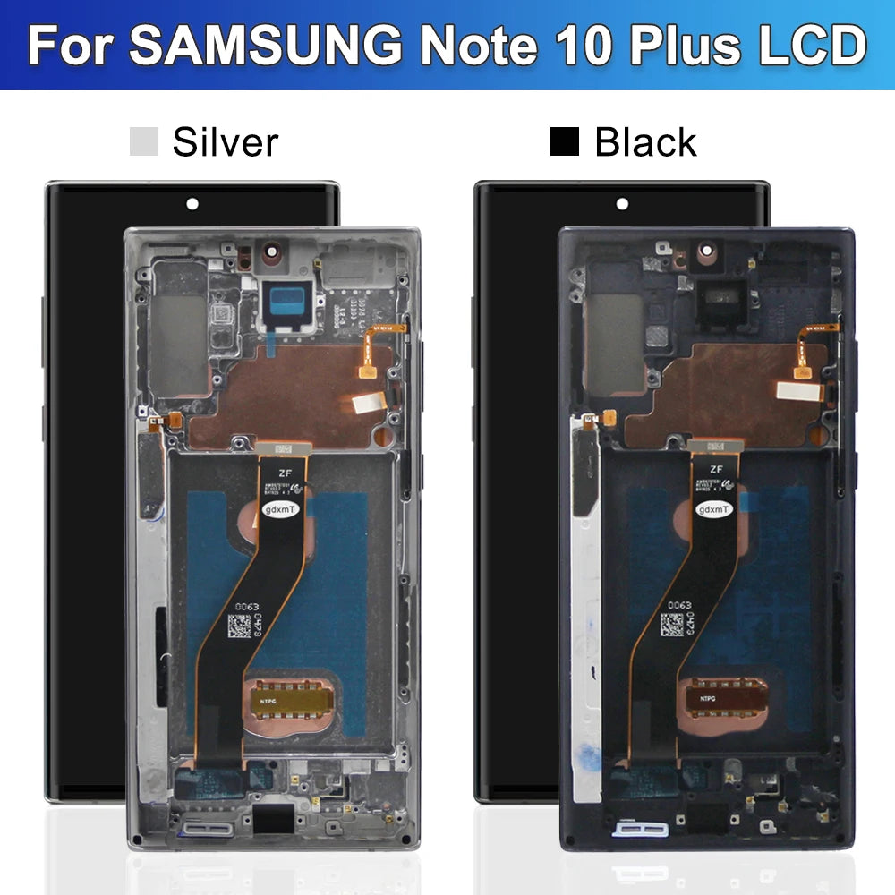 TFT Note 10 Plus Display Screen Assembly for Samsung Galaxy Note10+ N975F N975F/DS Lcd Display Touch Screen with Frame Parts Samsung phone repair parts