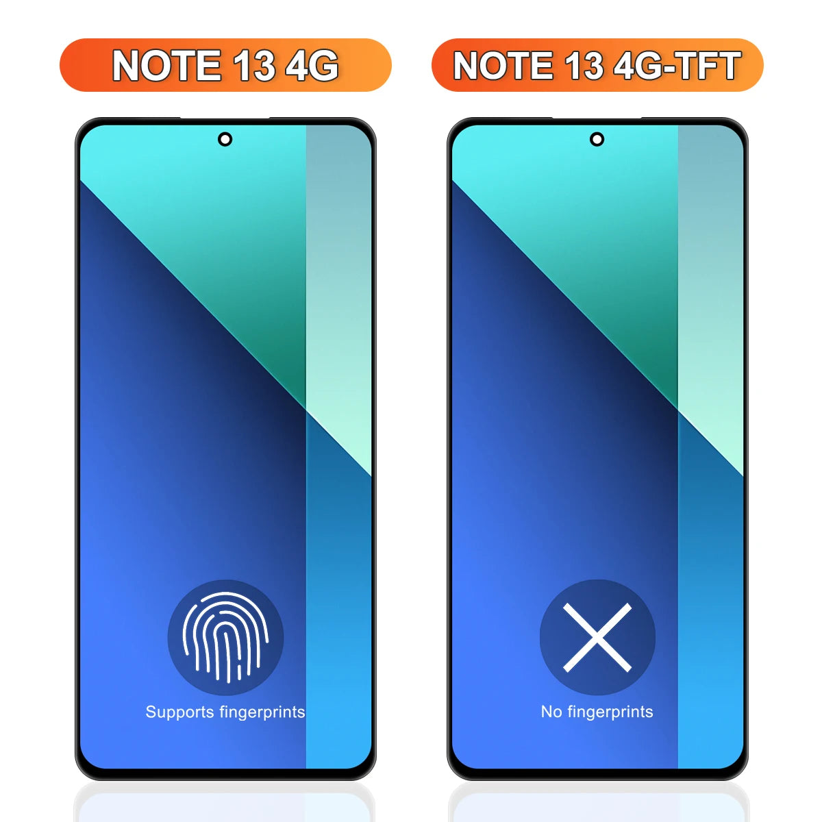 TFT Screen for Xiaomi Redmi Note 13 4G 23129RAA4G 23124RA7EO Lcd Display Digital Touch Screen With Frame for Redmi Note 13 4G Xiaomi phone repair parts