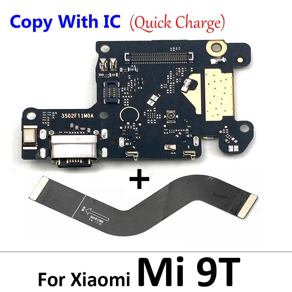 For Xiaomi Mi 8 9 Se 9T 10 10T Mi10T Mi11T 11 11T 12T Pro Lite USB Charging Board Connector Plug Port Dock Mainboard Flex Cable Xiaomi  Xiao mi phone repair parts
