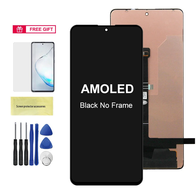 Screen for Xiaomi Redmi Note 13 Pro 4G 23117RA68G 2312FPCA6G Lcd Display Digital Touch Screen for Redmi Note 13 Pro 4G Assembly Xiaomi phone repair parts