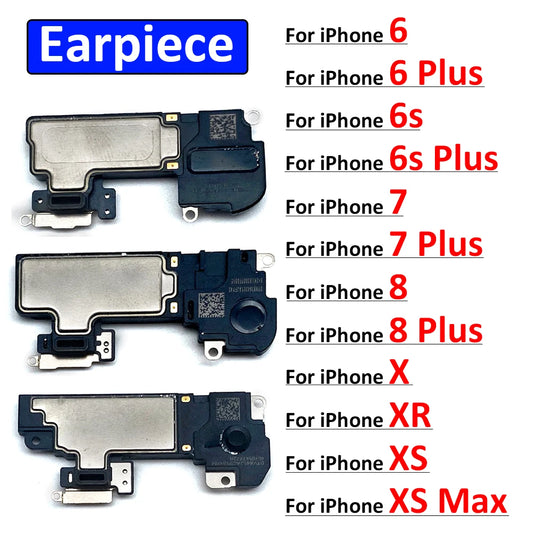 New For iPhone X XR 6 6G 6S 7 7G 8 8G Plus XS Max Front Top Earpiece Earphone Ear Speaker Sound Receiver iPhone phone repair parts