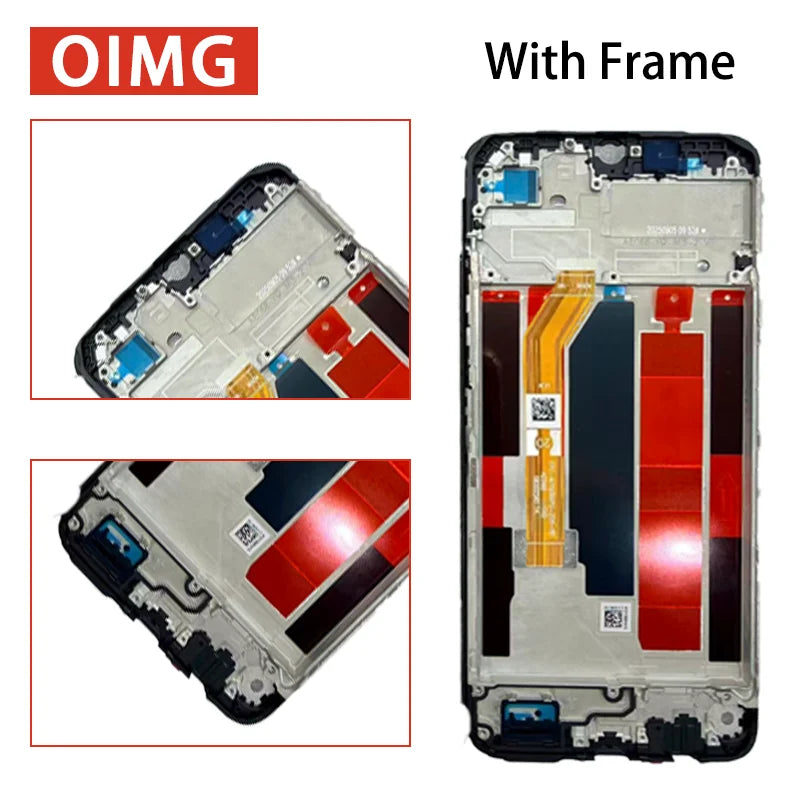 6.74' IPS LCD For Realme Note 70 LCD Display Touch Screen Digitizer Assembly For Realme Note 70T RMX5313 LCD Replacement Oppo phone repair parts Realme phone repair parts