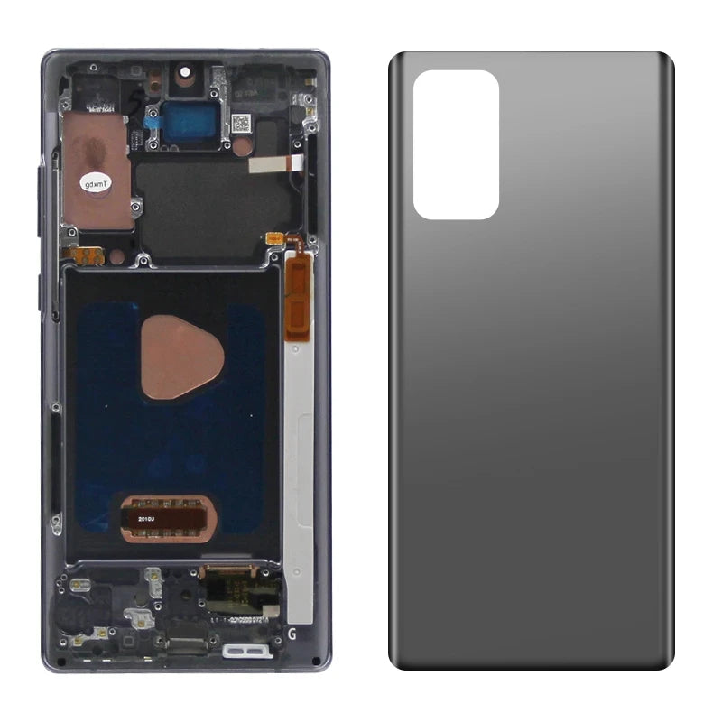 Note20 Screen for Samsung Galaxy Note 20 N980F Lcd Display + Touch Screen with Frame Assembly Support S Pen Fingerprint Read Samsung phone repair parts