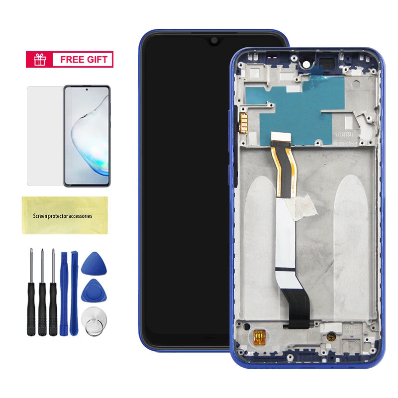 8T IPS LCD for Redmi Note 8T LCD Display Touch Screen Digiziter Assembly Parts For Redmi Note 8T With Frame LCD Display Redmi phone repair parts