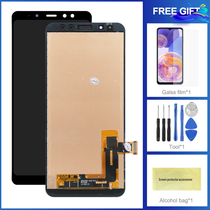 A530 A530F A530F/DS Display Screen For Samsung Galaxy A8 2018 Lcd Display Touch Screen Digitizer Assembly Replacement Samsung phone repair parts