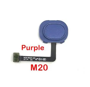 New Fingerprint Sensor For Samsung M20 M205F M30 M305F Home Menu Button Flex Cable Repair Parts Samsung phone repair parts
