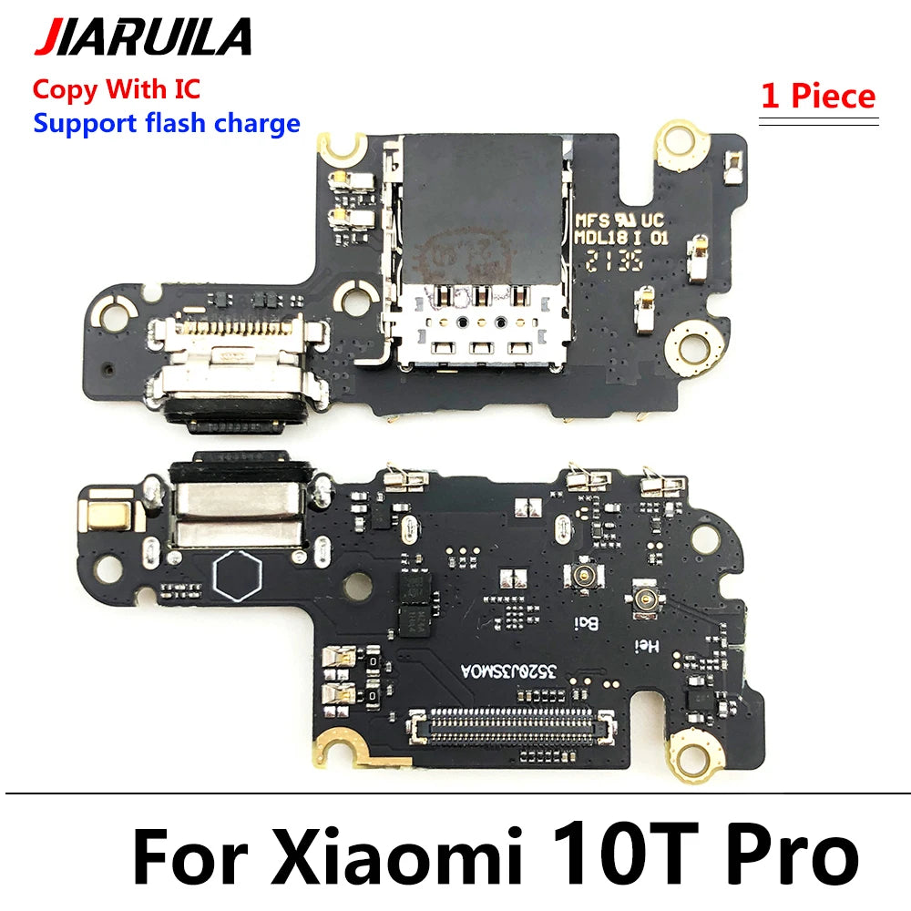 10Pcs,Dock Connector USB Charger Charging Port Flex Cable Board For Xiaomi Mi 9T 10 10T 11 11T 12 12T 13 13T Lite Pro A1 A2 Lite  Xiaomi  Xiao mi phone repair parts