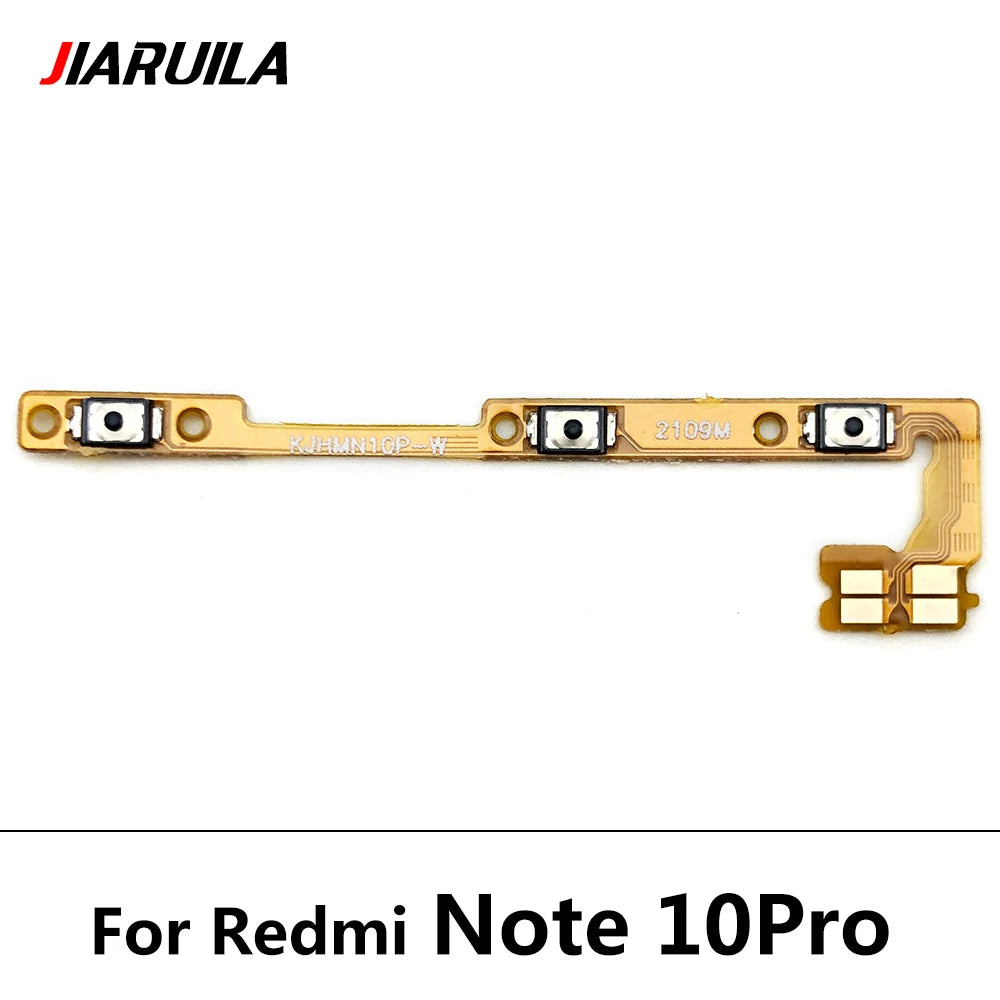 Volume Button Power Switch On Off Button Flex Cable For Xiaomi Redmi Note 3 4 4X 5 5A 6 7 8 8T 9 9T 10 Pro 9s 5G Power Key Xiaomi  Xiao mi phone repair parts