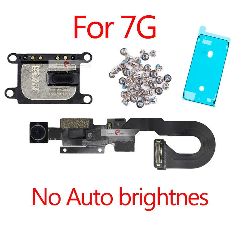 1pcs New Proximity Sensor Light Flex Cable For iPhone 7 8 Plus 5.5 Front Camera  with screws earpiece Assembly iPhone phone repair parts