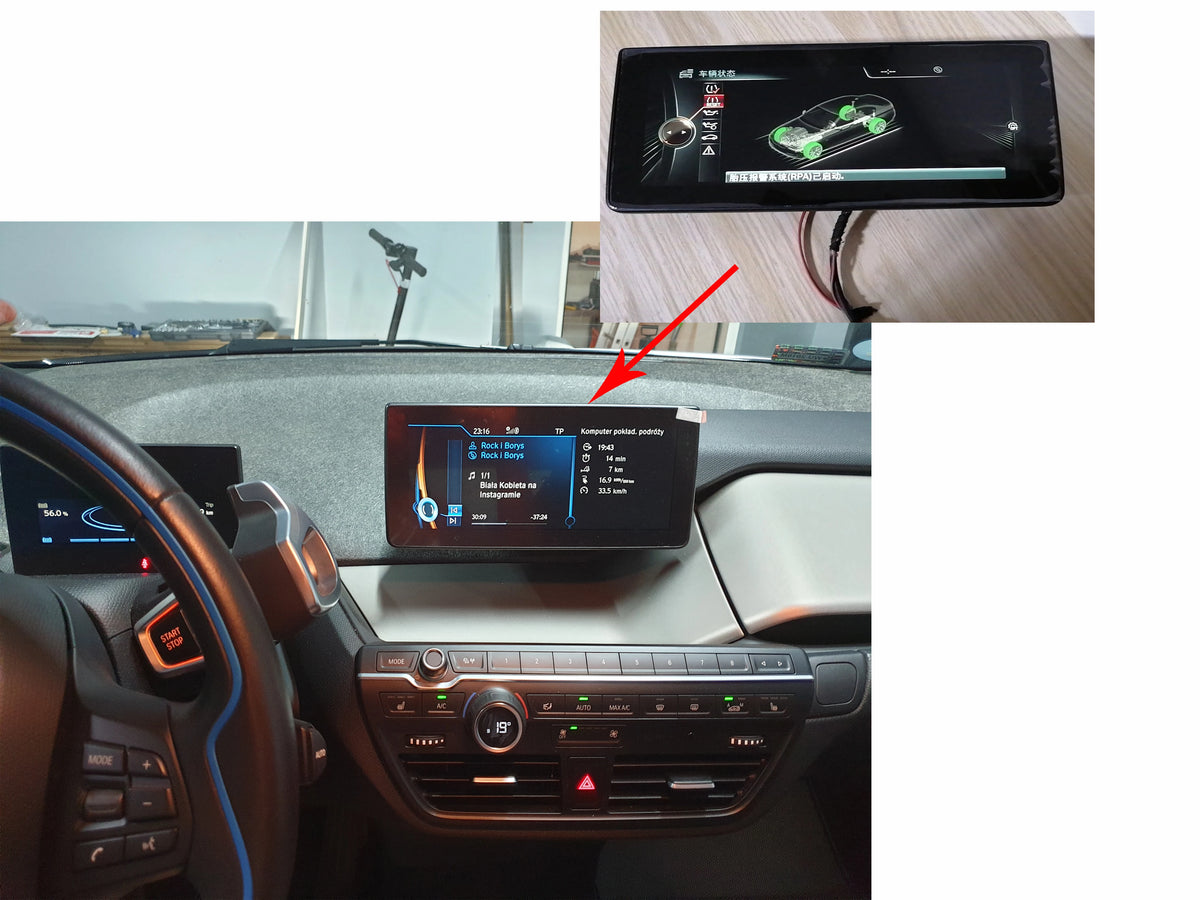 BM 9306743 03 10.25 inch For BMW i3 i3s 2014-2017 NBT Satellite Radio HDD Navigation Systems Screen LCD DISPLAY Other Brand tablet repair parts