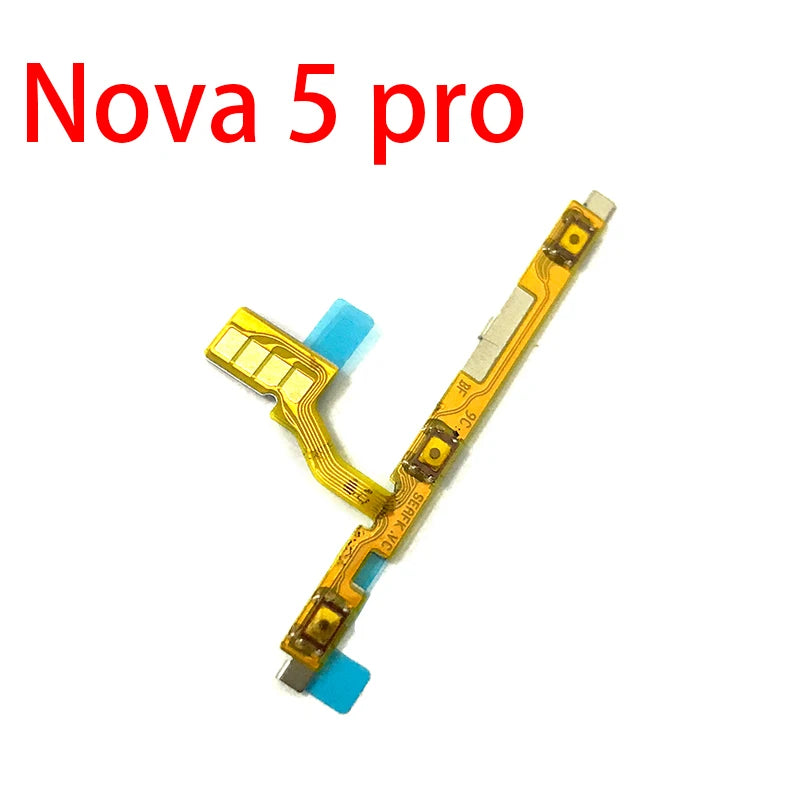 Power Switch On/Off Button Volume Key Button Flex Cable For Huawei Nova 2 Plus 2S 3 3i 3e 4 4e 5 5i Pro Huawei phone repair parts