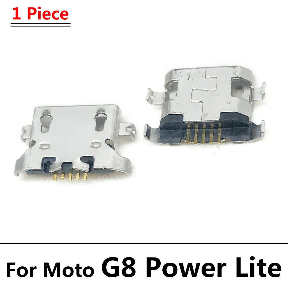 10Pcs USB Charging Port Connector Charge Jack Socket Plug Dock For Motorola Moto G9 G5 G5S G6 G7 Plus G8 Power Play Plus Lite Motorola phone repair parts