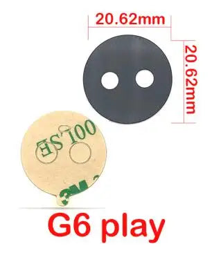 New For Motorola Moto G4 G5 G5s G6 G7 Play Plus Power Back Rear Camera Glass Lens With Sticker Replacement Motorola phone repair parts