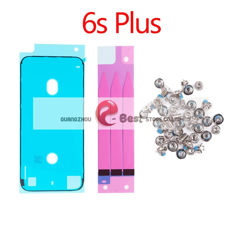 3pcs/set Full screw for iPhone 6S 7 8 Plus X XR XS MAX Battery Adhesive  Strips + LCD Display Waterproof Bezel Seal Adhesive Sti iPhone phone repair parts