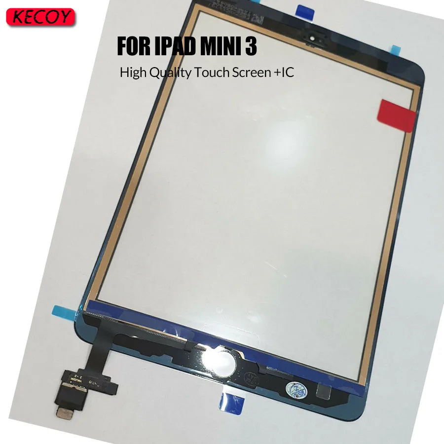 1Pcs Original Touchscreen For iPad Mini3 Touch Screen Front Glass Digitizer +IC Conector A1599 A1600 A1601 Panel  iPad repair parts